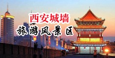 美女插逼插逼中国陕西-西安城墙旅游风景区